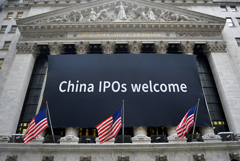 CHINA IPOs: BACK TO NYC